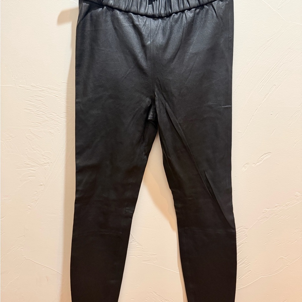 Black Leather Leggings